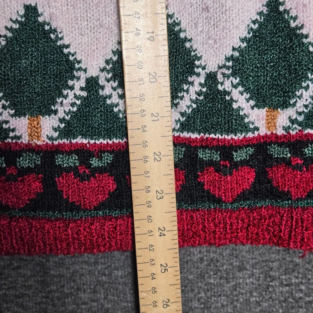 Vintage Mark Shale Women's Christmas Sweater Snowman Buttons‎ Grandma Knit Large